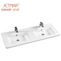 Lavabo de encimera de tocador rectangular de baño barato